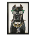 ADM Quadro Collage Cane Corso con Occhiali SA035A1