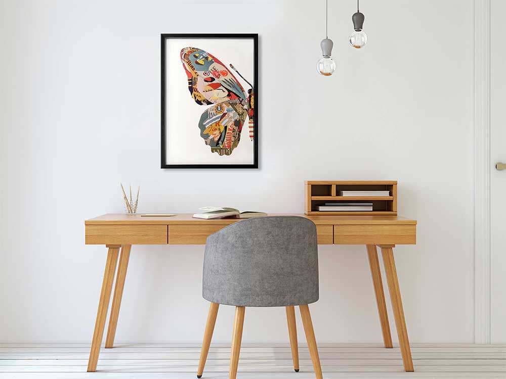 ADM Quadro Collage Mezza Farfalla SA055B1