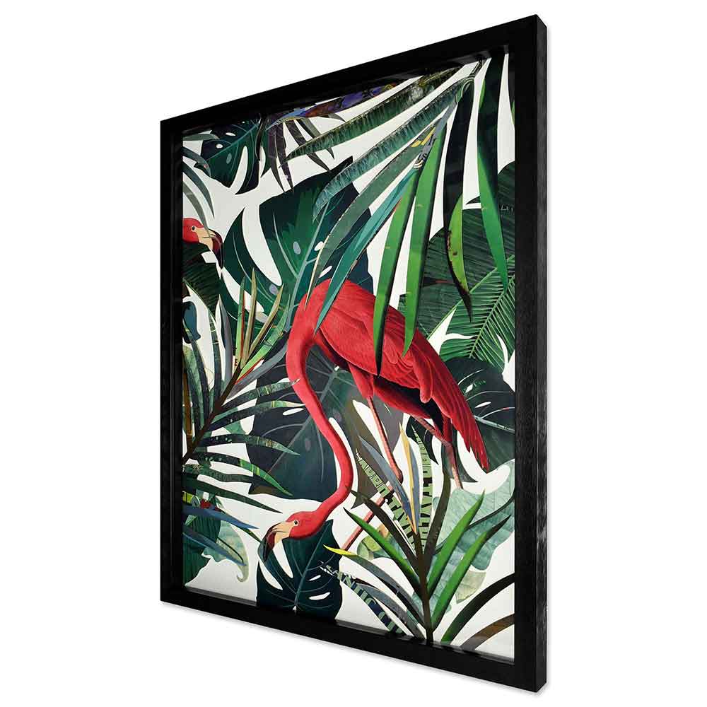 ADM Quadro Collage Fenicottero SA065A1