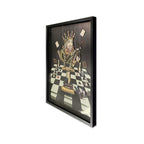 ADM Quadro Collage 3D Re di Scacchi SA076A1