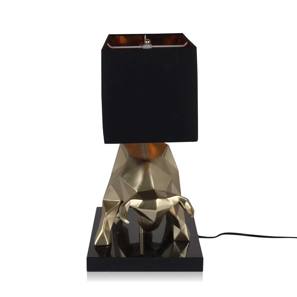 ADM  Lampada da Tavolo Toro Sfaccettato Oro SBL5126EG