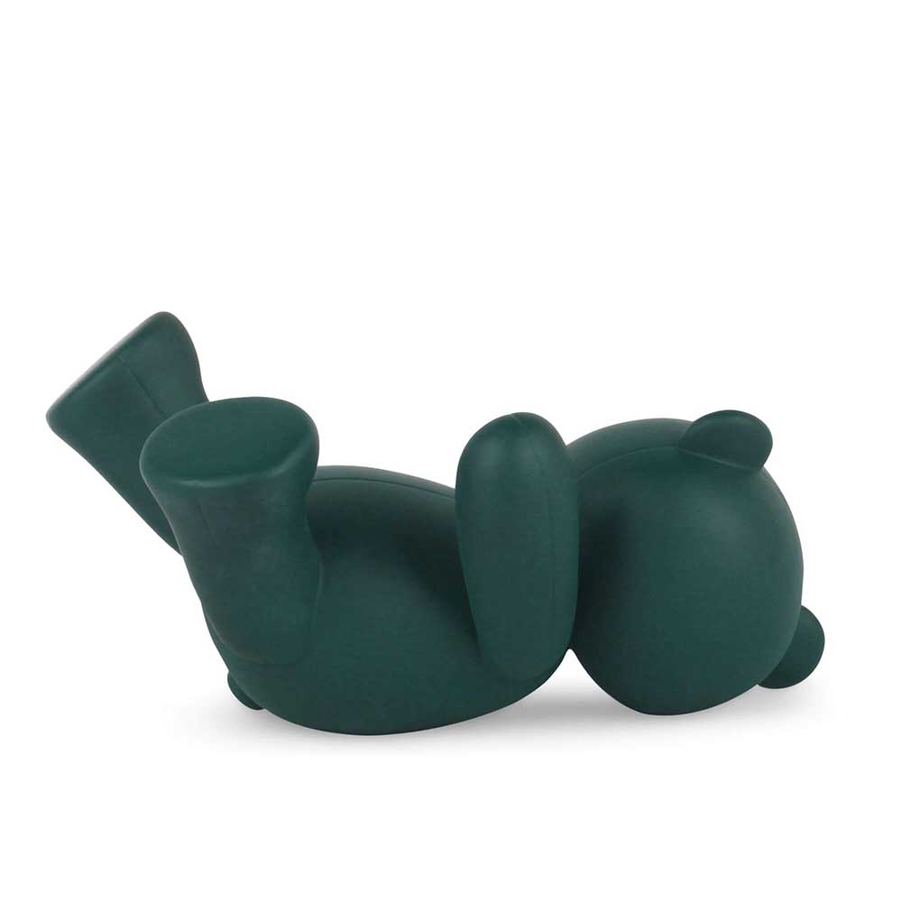 ADM Scultura Orsetto Sdraiato Verde  D2618MF