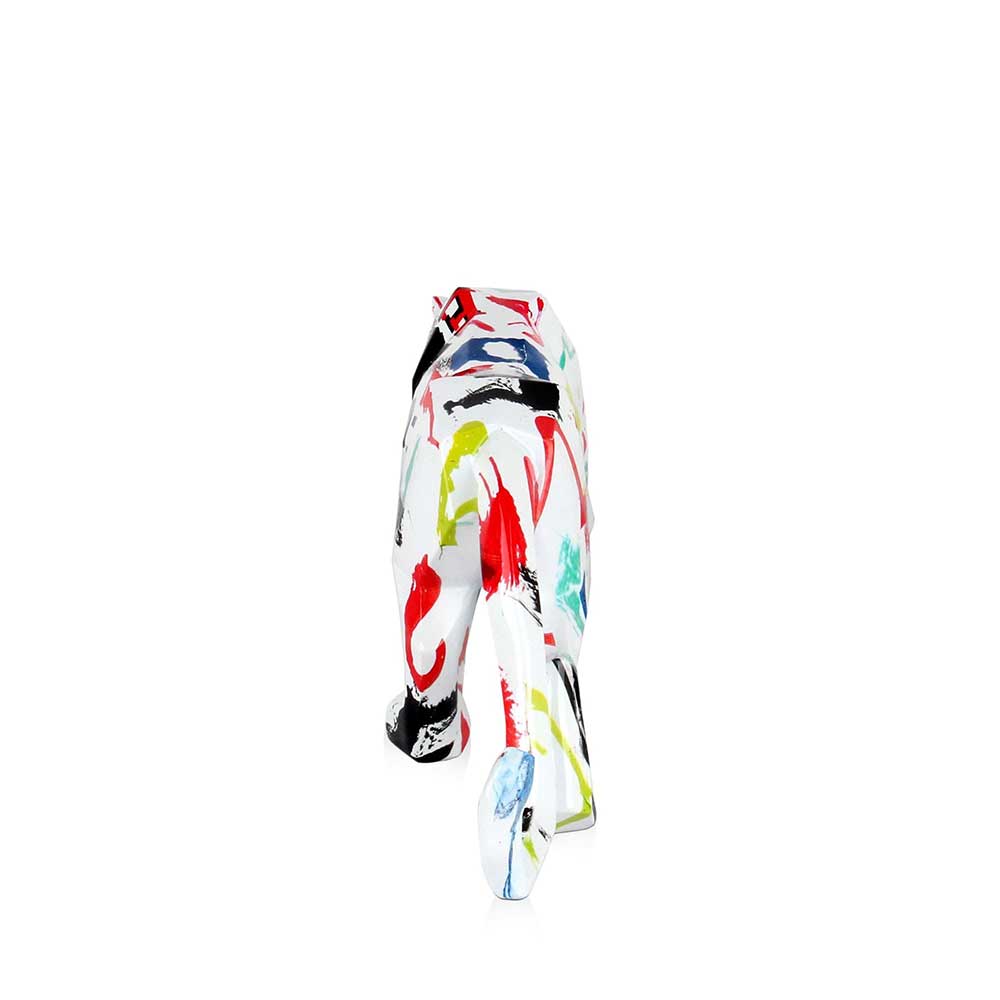 ADM Scultura Pantera Sfaccettata Multicolore D4815W10