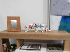 ADM Scultura Pantera Sfaccettata Multicolore D4815W10