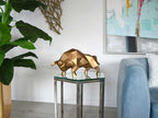 ADM Scultura Toro Sfaccettato Bronzo D5126ED