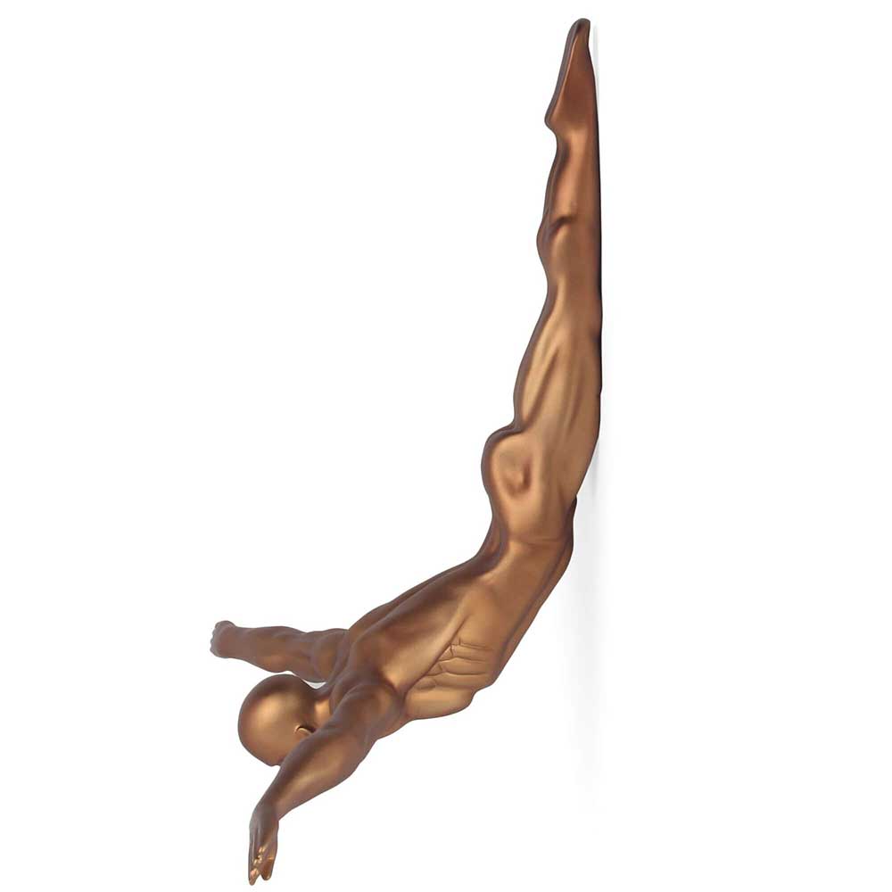 ADM Scultura Tuffatore Bronzo D5051ED