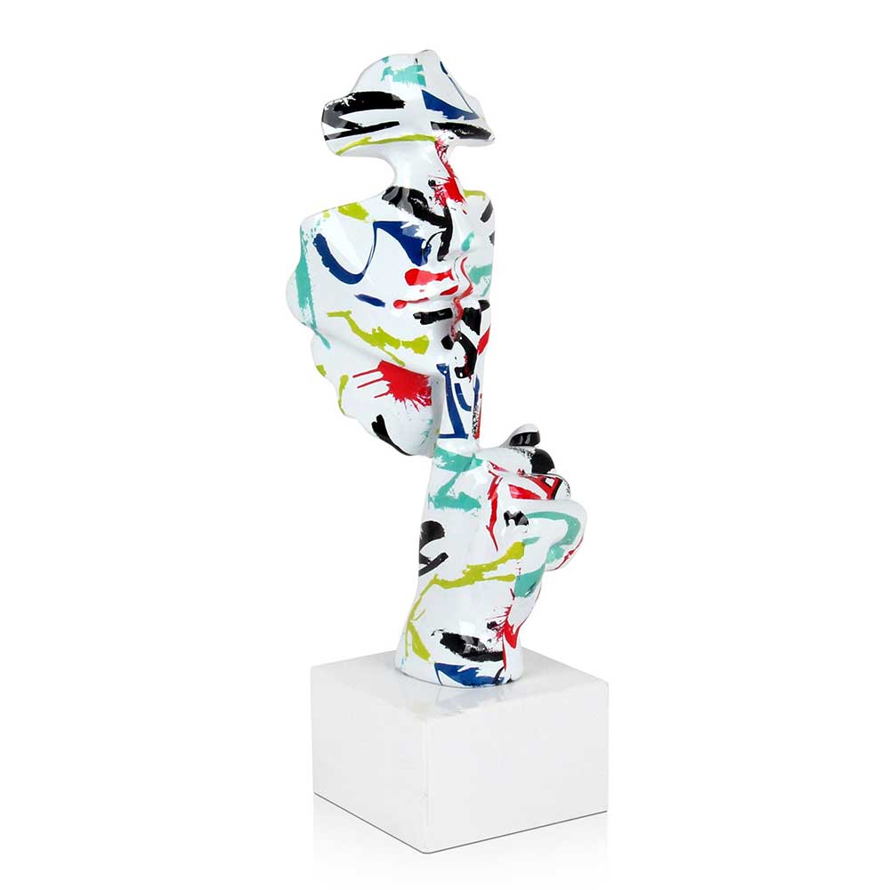 ADM Scultura Viso Astratto Uomo Multicolore D4816W10