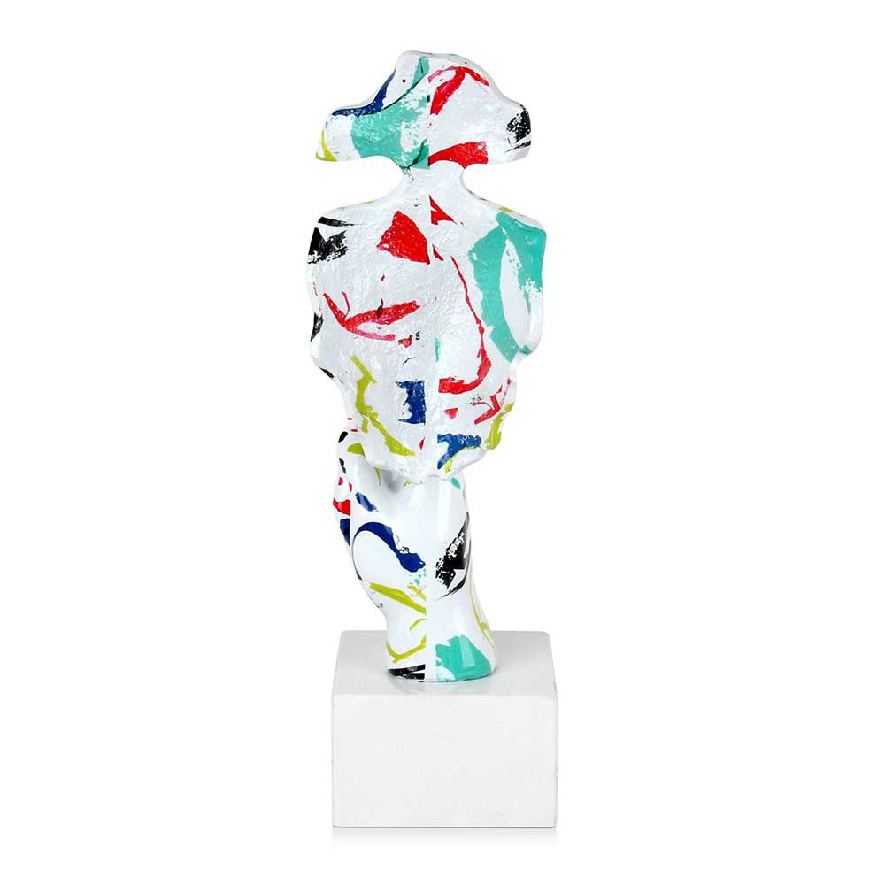 ADM Scultura Viso Astratto Uomo Multicolore D4816W10