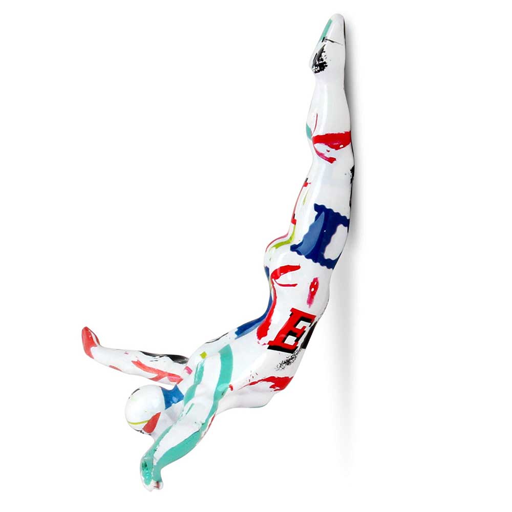 ADM Scultura Tuffatore Piccolo Multicolore D2627W10