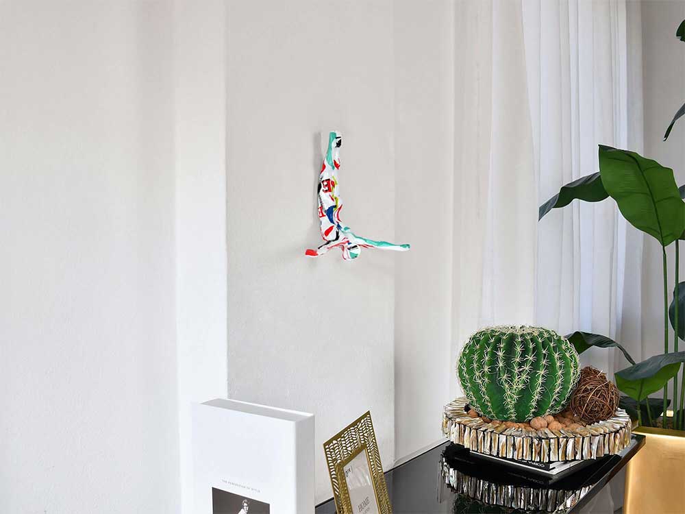 ADM Scultura Tuffatore Piccolo Multicolore D2627W10