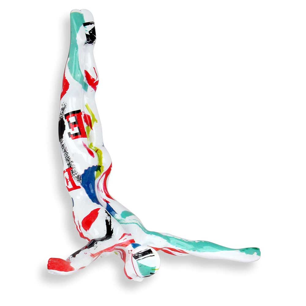 ADM Scultura Tuffatore Piccolo Multicolore D2627W10