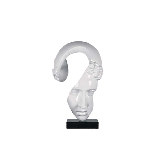 Ambienti Glamour White Lady Head 98C105
