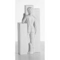 Scultura Apollo Bianco 49 cm Dolomite Smaltata | Ambienti Glamour