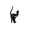 Scultura Black Cat 47cm | Nera Lucida in Poliresina | Ambienti Glamour