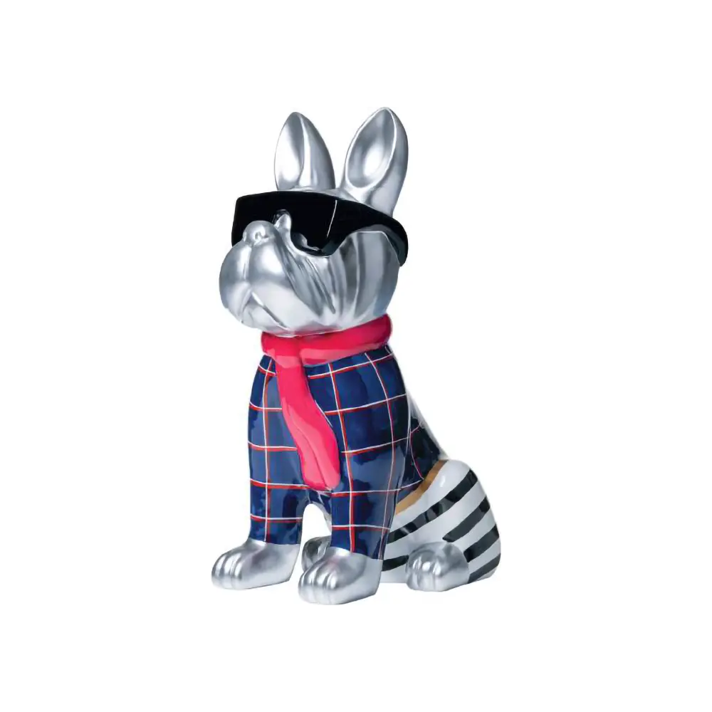 Scultura Blue Tie 49cm | Poliresina | Ambienti Glamour