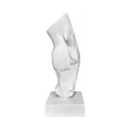 Scultura Cavallino 50cm | Bianca in Dolomite | Ambienti Glamour