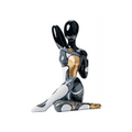 Scultura Gold Girl 54cm | Poliresina Oro | Ambienti Glamour