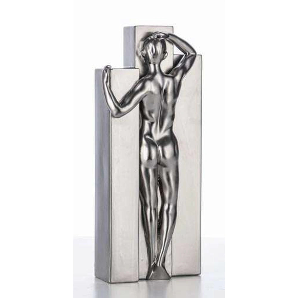 Scultura Mercurio Silver 08D029 Ambienti Glamour