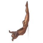 ADM Scultura Tuffatore Piccolo Bronzo D2627ED