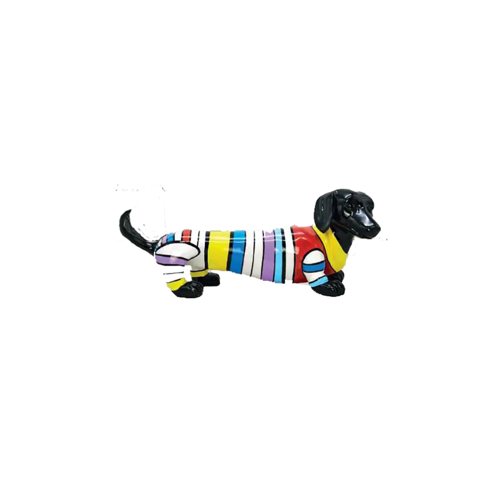 Scultura Bassotto 21cm | Poliresina | Ambienti Glamour