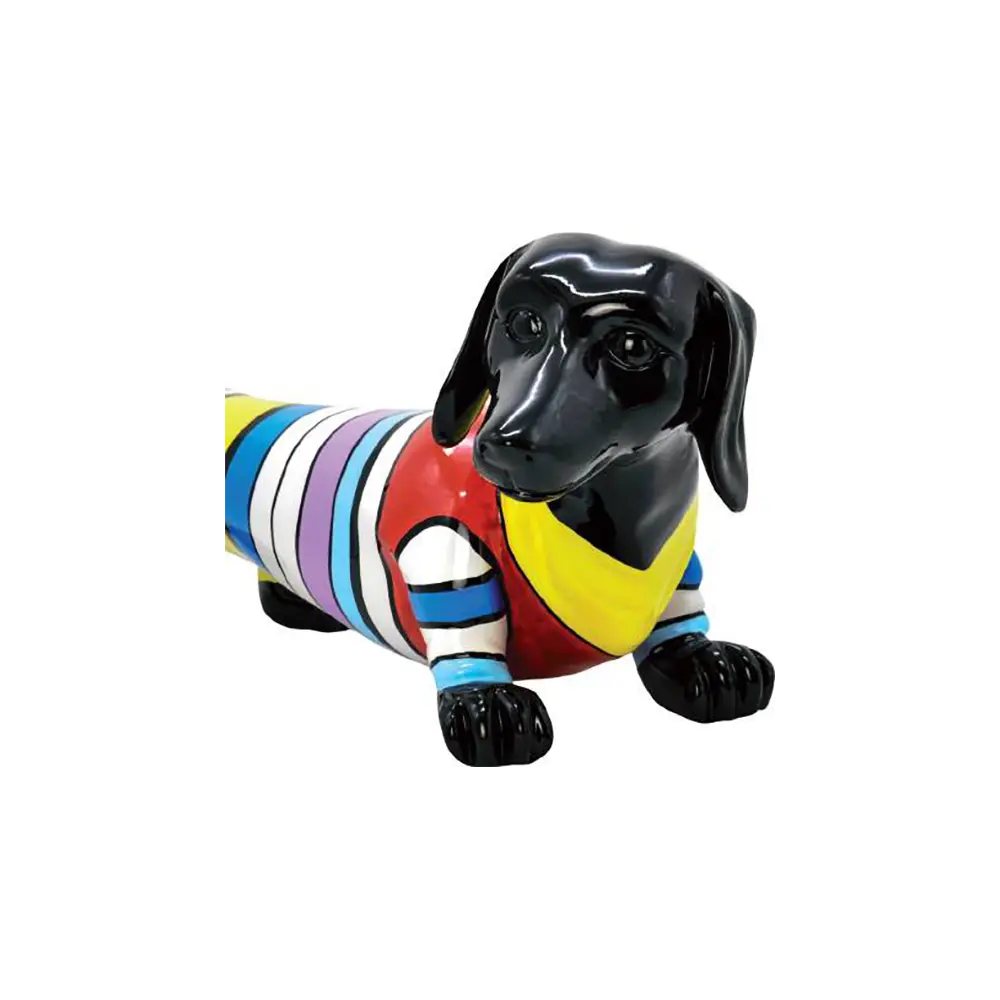 Scultura Bassotto 21cm | Poliresina | Ambienti Glamour