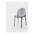 Sedia Sidney 82cm | Fumo Leggero Policarbonato | Ambienti Glamour