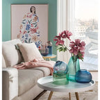 Set 2 Vasi Vetro Incastro Sinuoso Colori Relax Fashion | L'Oca Nera