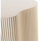 Tavolino Basso Forma Irregolare Effetto Cannettato | L'Oca Nera