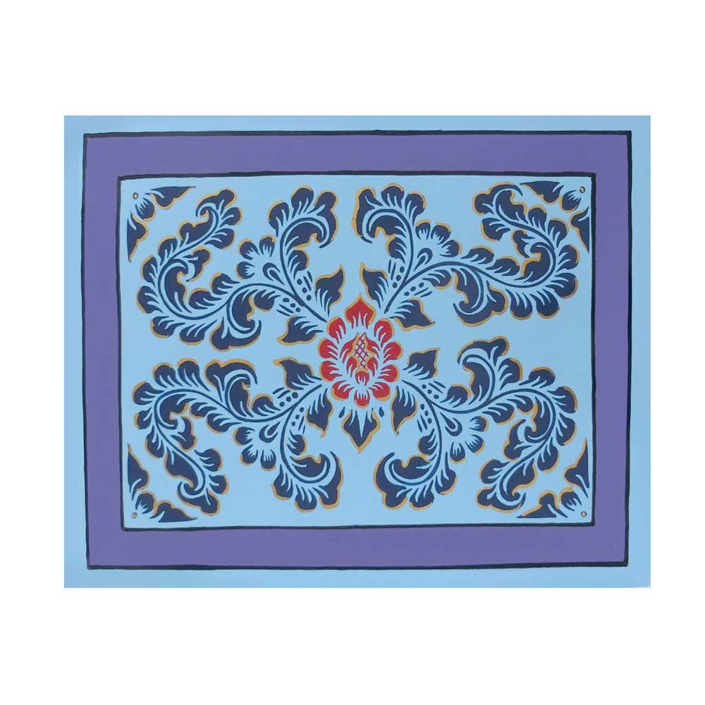 Tom's Drag Cassettiera Ancona Blu Tre Cassetti