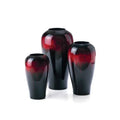 Vaso Red Cloud | Nero e Rosso | Ceramica Laccata | Ambienti Glamour