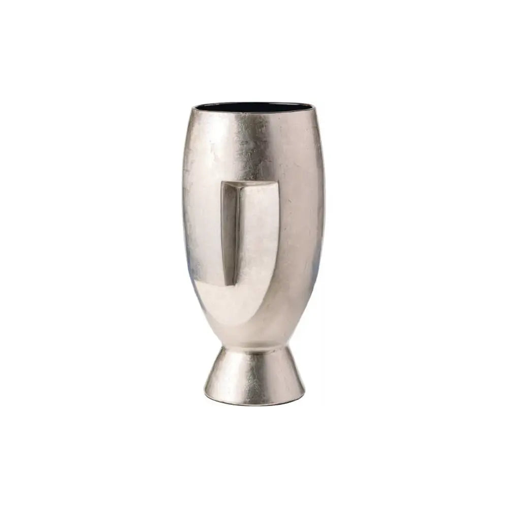Vaso Scultura Madreperla 51cm | Silver Chiaro | Ambienti Glamour