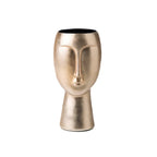 Vaso Scultura Rose Gold 50cm | Ceramica Laccata | Ambienti Glamour