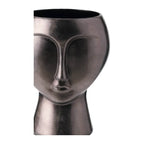 Vaso Scultura Metallic Mocha 37cm | Ceramica Laccata | Ambienti Glamour