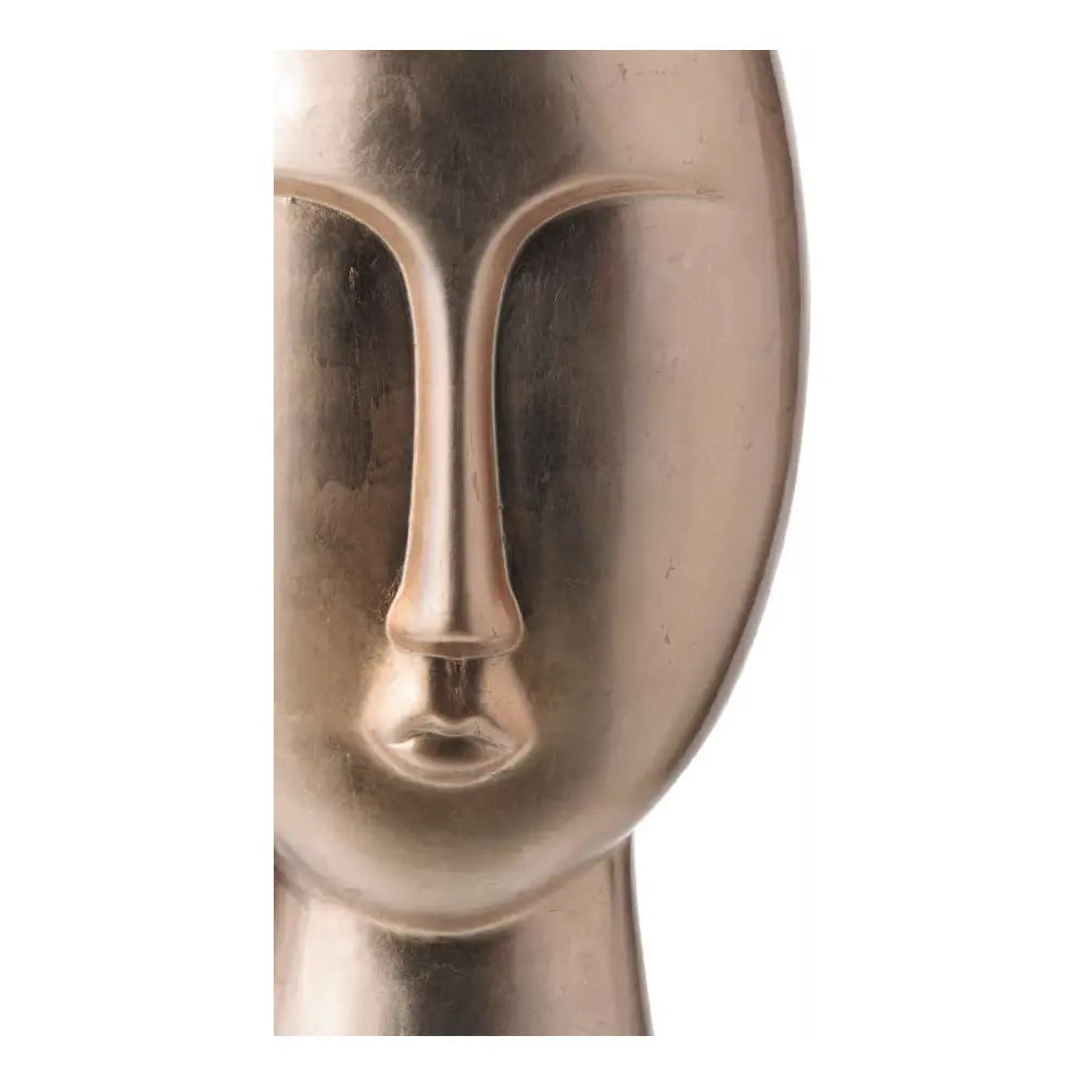 Vaso Scultura Rose Gold 50cm | Ceramica Laccata | Ambienti Glamour