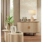 Vaso Alto in Porcellana Forma Sinuosa Neo Classic | L'Oca Nera