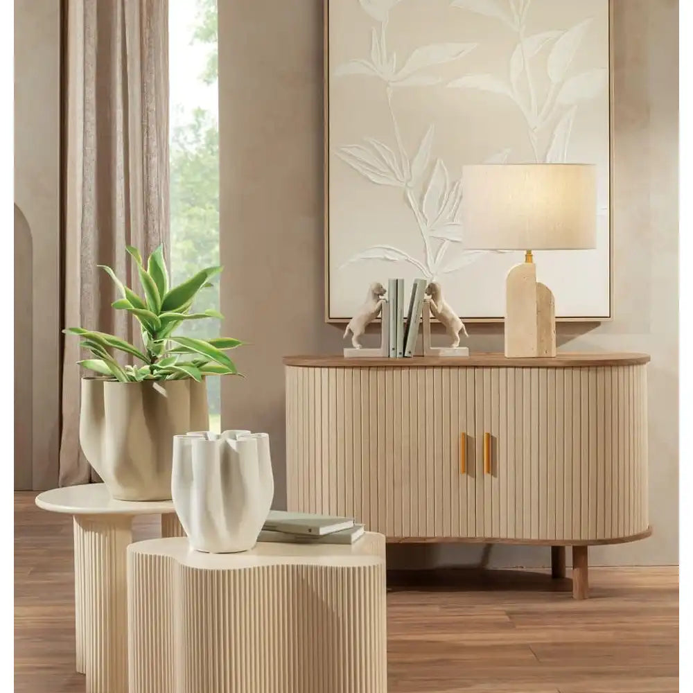 Vaso Alto in Porcellana Forma Sinuosa Neo Classic | L'Oca Nera