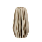 Vaso Alto Porcellana Effetto Carta Pieghe Neo Classic | L'Oca Nera