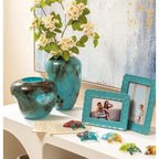 Vaso Alto Vetro Sfumato Ispirazione Onde | L'Oca Nera