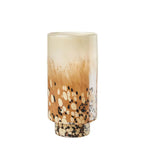 Vaso Alto Vetro Sfumato Toni Neutri Contemporaneo | L'Oca Nera