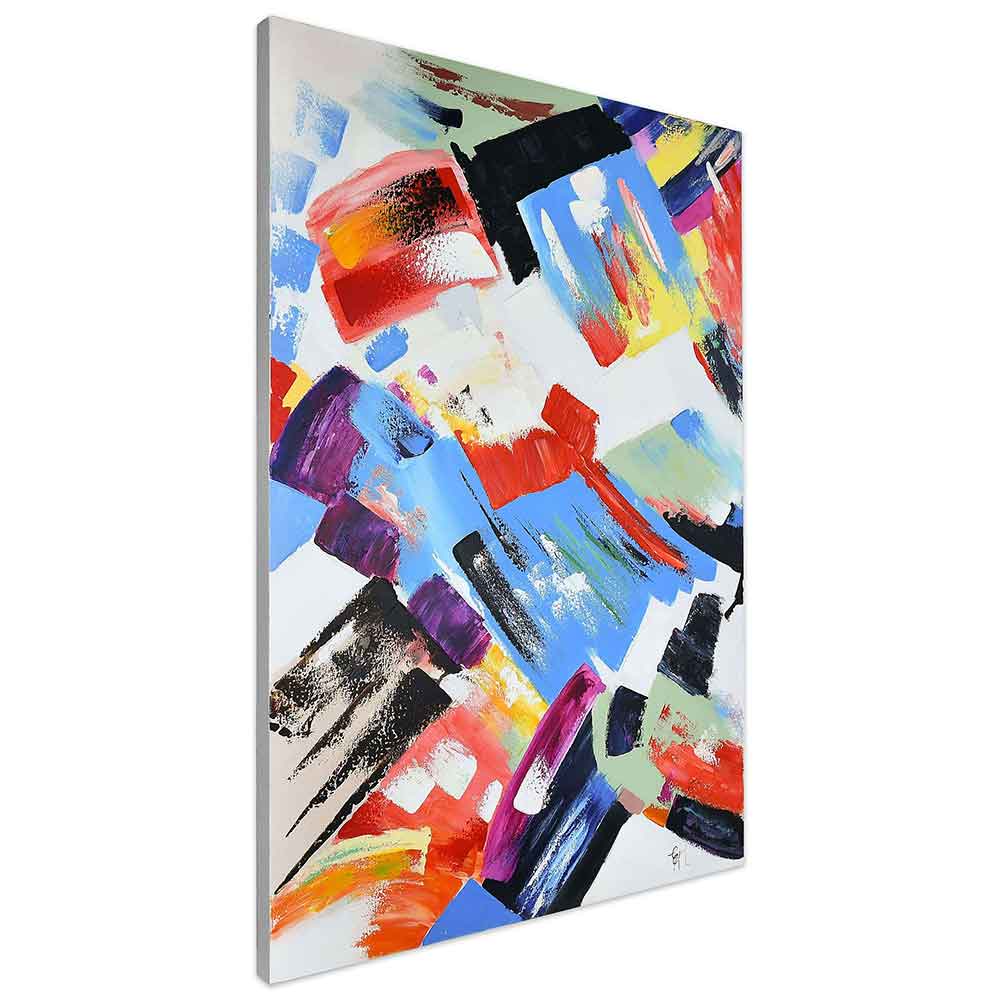 ADM Composizione di Macchie di Colore Multicolore WF037X1