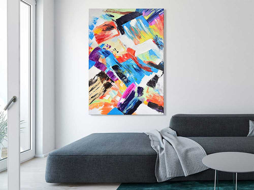 ADM Composizione di Macchie di Colore Multicolore WF037X1