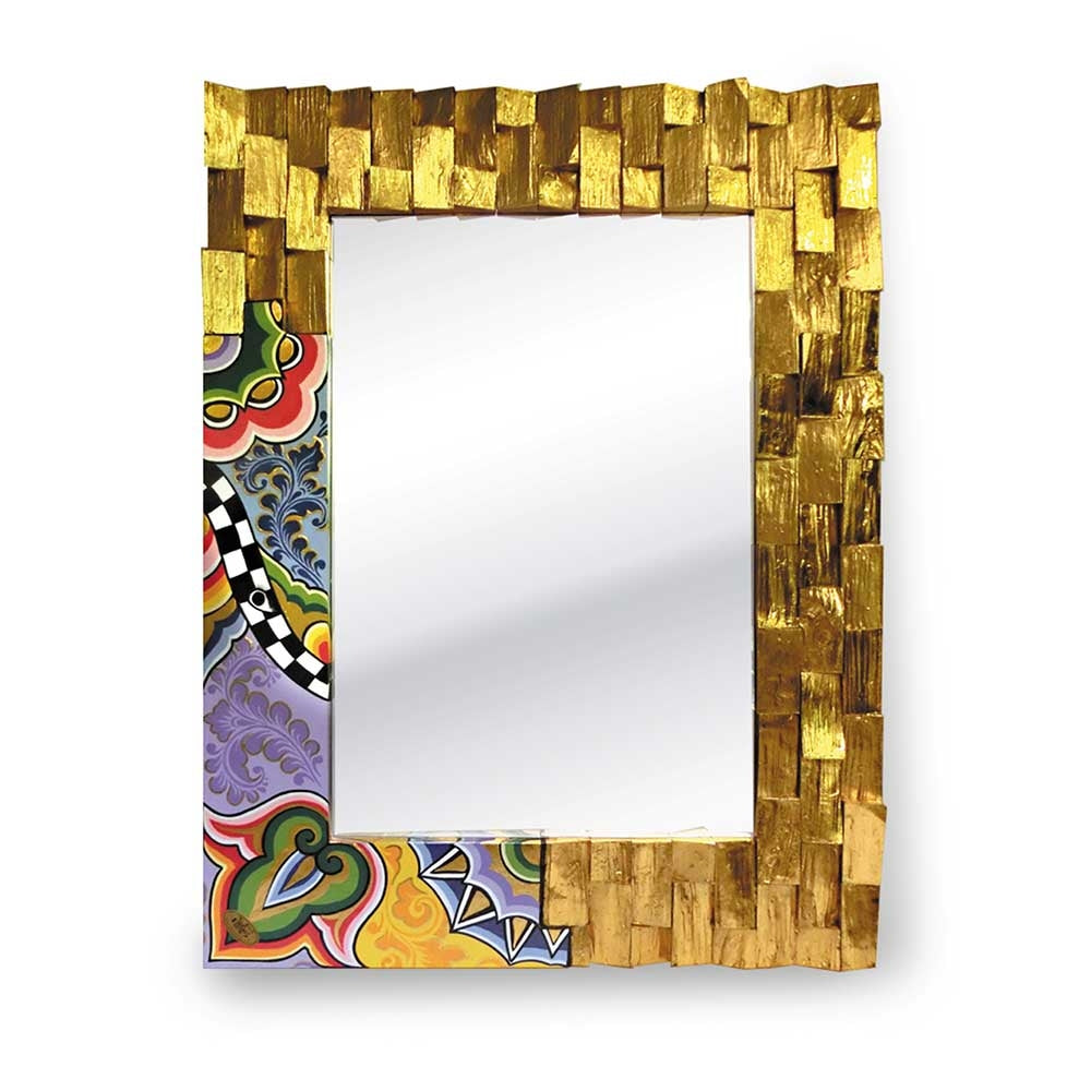 Tom's Drag Specchio Placcato in Oro M 102151 - Tendenze Casa