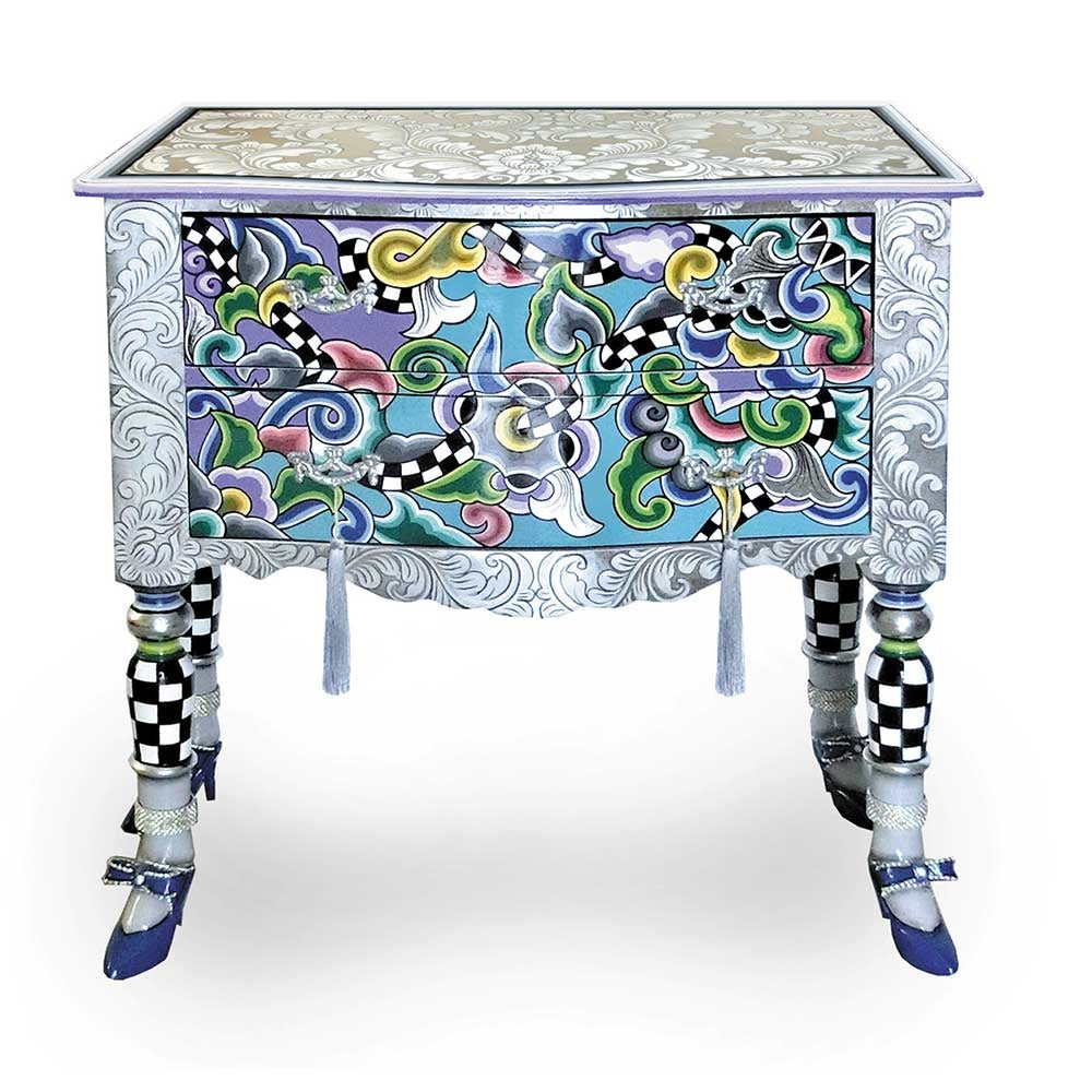 Tom's Drag Cassettiera M Versailles Silver Line 102175 - Tendenze Casa