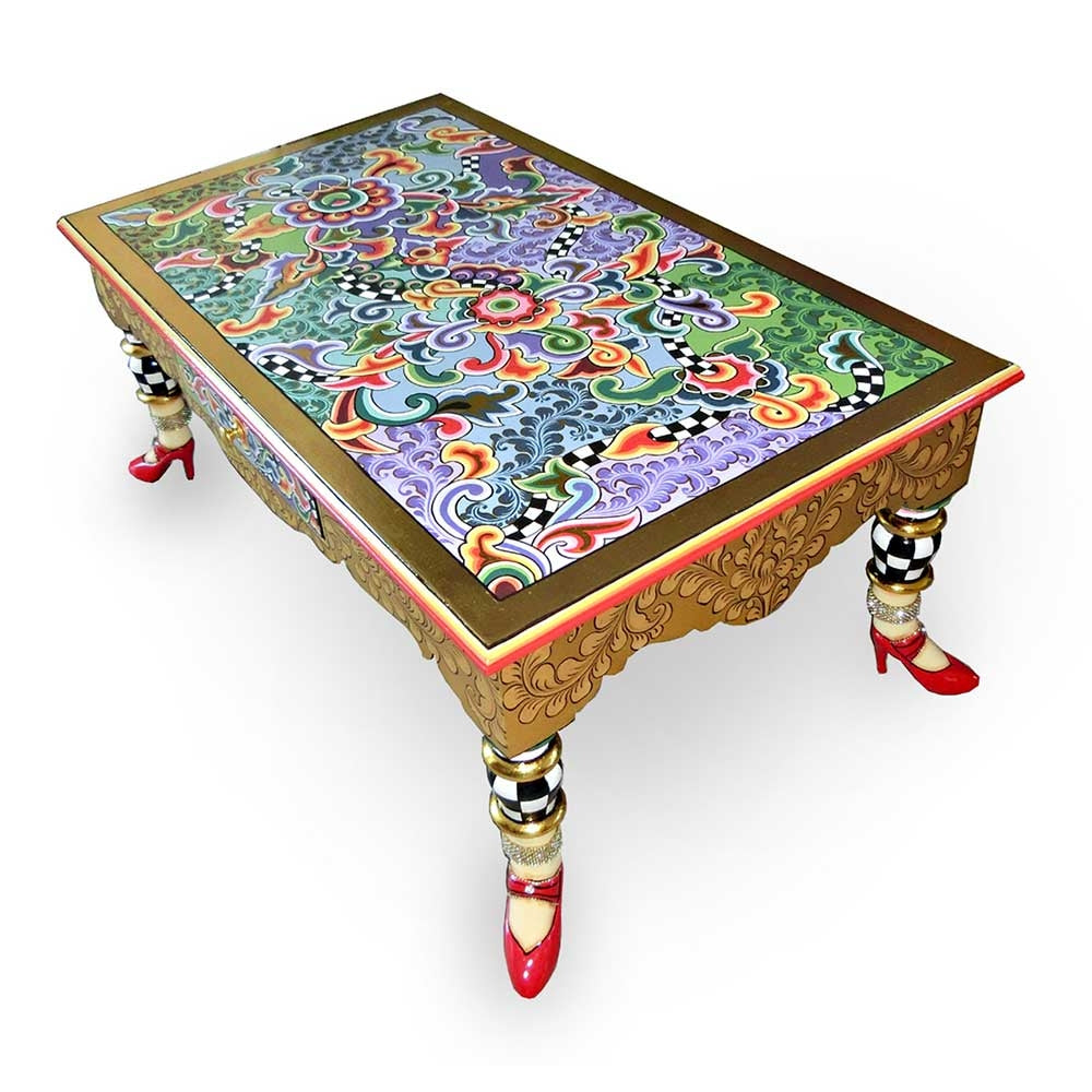 Tom's Drag Tavolino Versailles Oro 102188 - Tendenze Casa