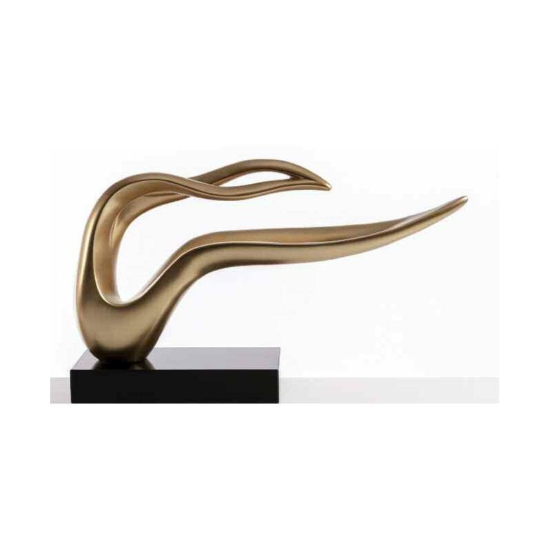 Ambienti Glamour Scultura Golden Wind 98C037 - Tendenze Casa