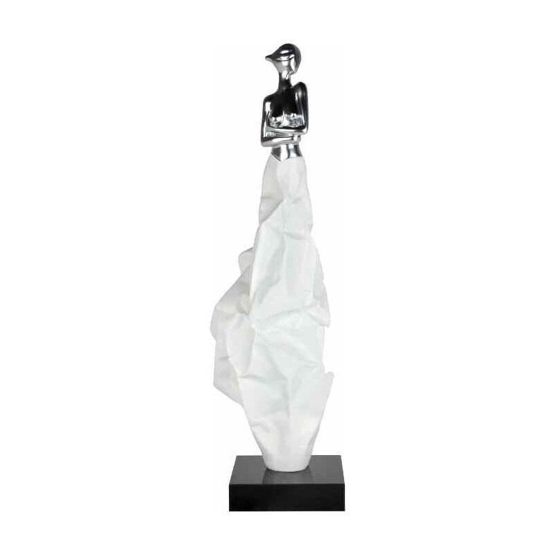 Ambienti Glamour Scultura Matt White Dress 98C060 - Tendenze Casa