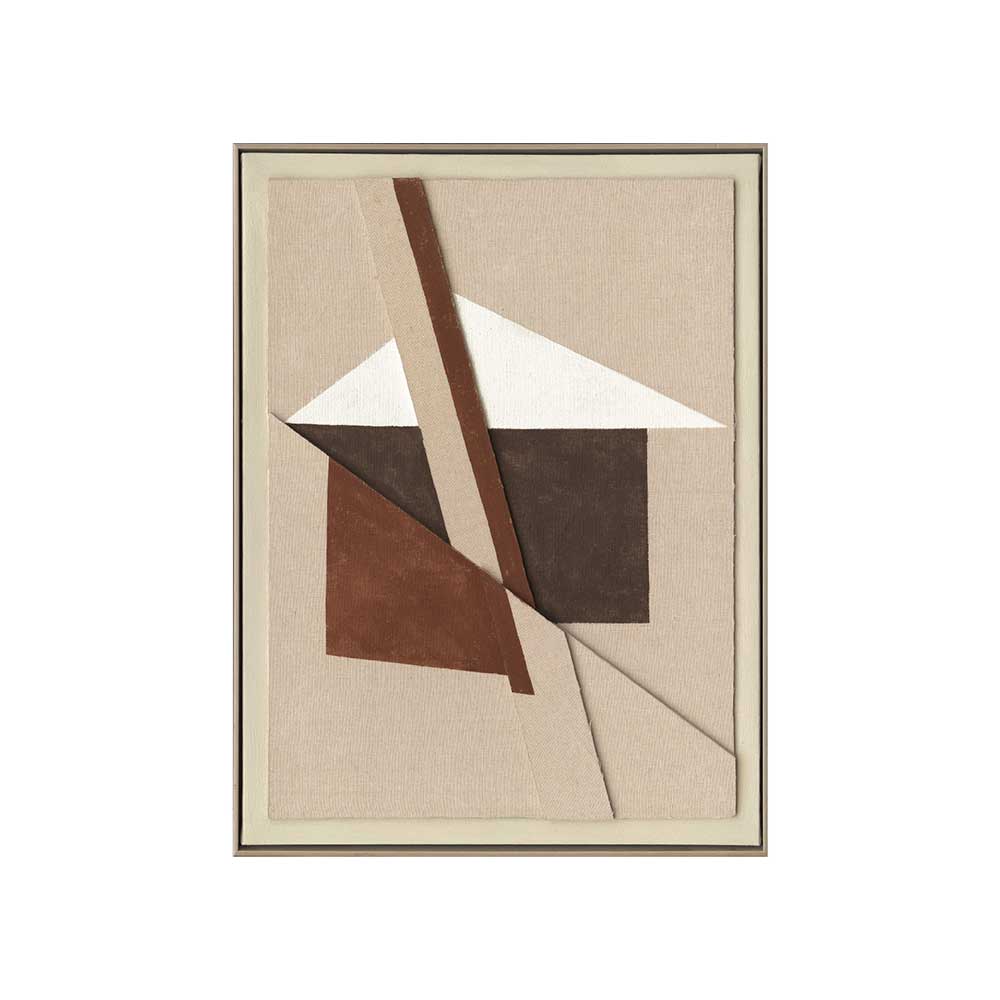 Agave Quadro con Cornice Brown Shapes