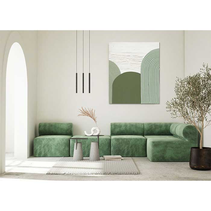 Agave Quadro Green Curves