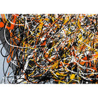 Agave Quadro Omaggio a Pollock