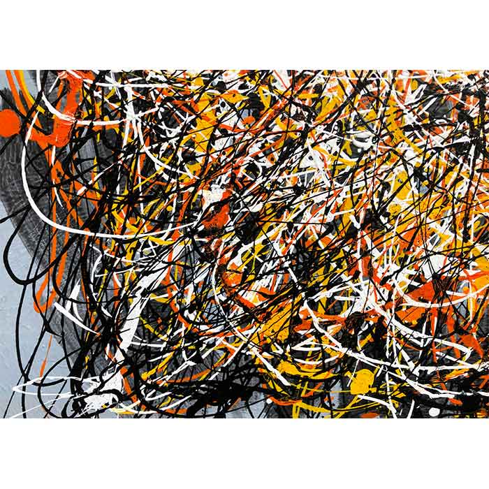 Agave Quadro Omaggio a Pollock